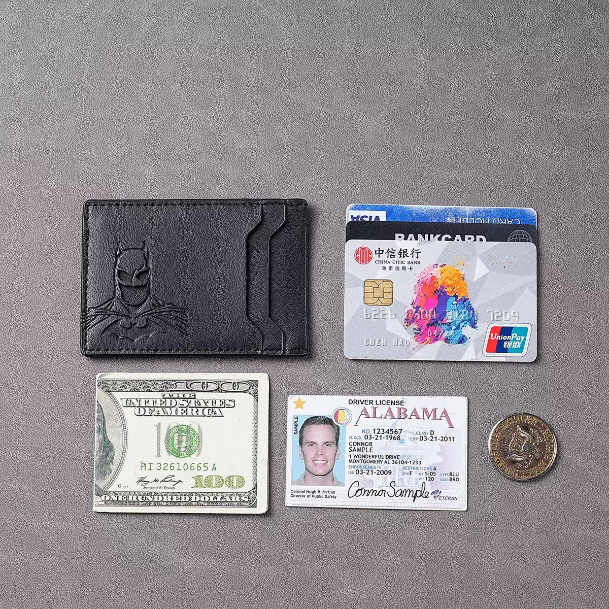 Porta-Cartões Night Sentinel — Slim Privacy Case