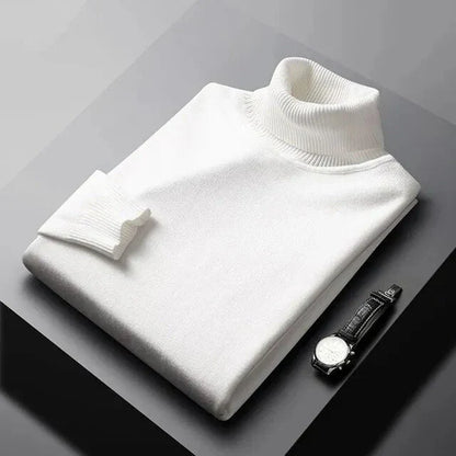 Camisola de Gola Alta em Caxemira Monte Carlo Prestige