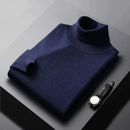 Camisola de Gola Alta em Caxemira Monte Carlo Prestige