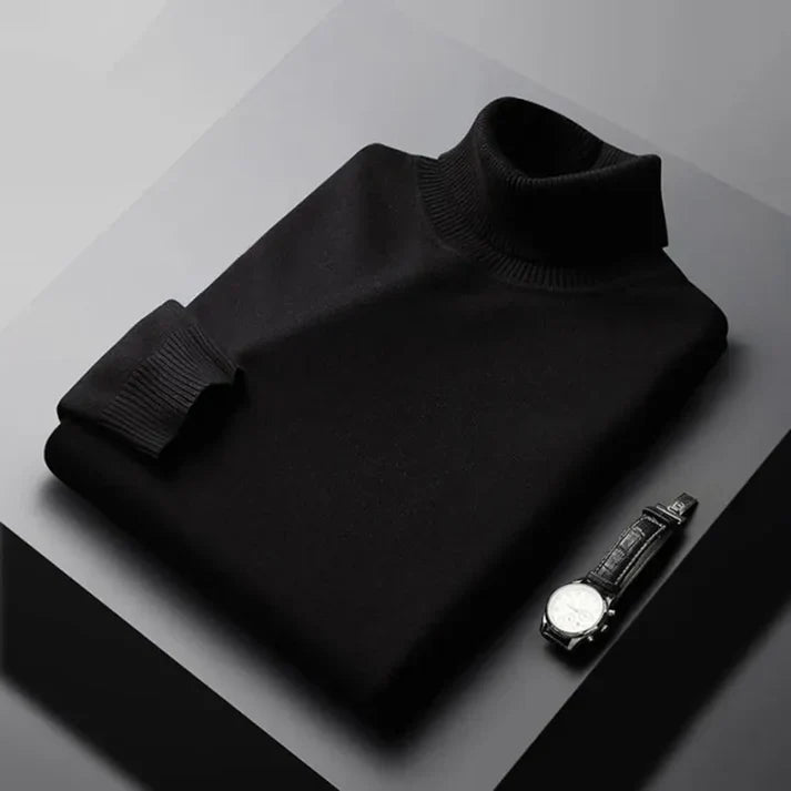 Camisola de Gola Alta em Caxemira Monte Carlo Prestige