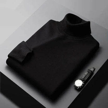 Camisola de Gola Alta em Caxemira Monte Carlo Prestige