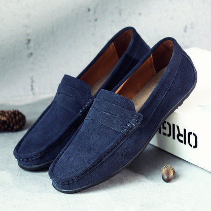 Loafers Clássicos em Camurça Retro Luxe
