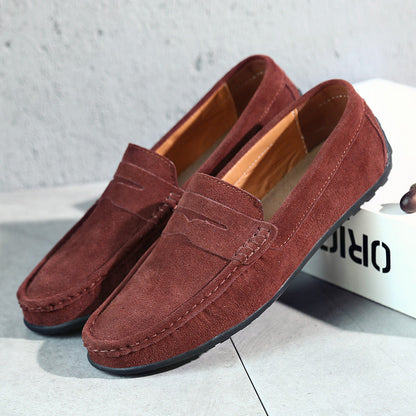 Loafers Clássicos em Camurça Retro Luxe