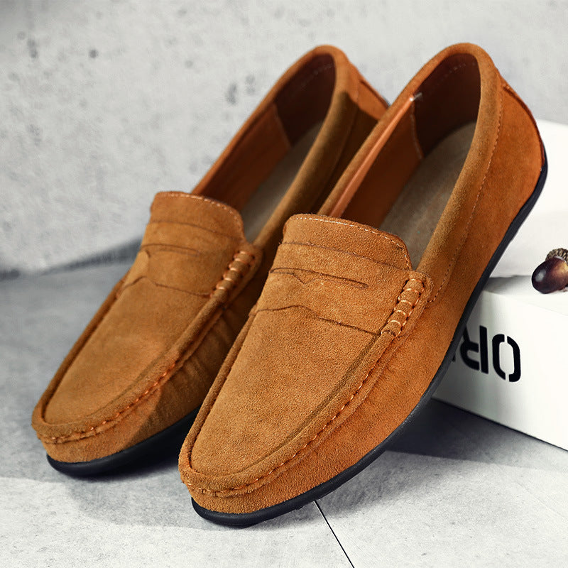 Loafers Clássicos em Camurça Retro Luxe