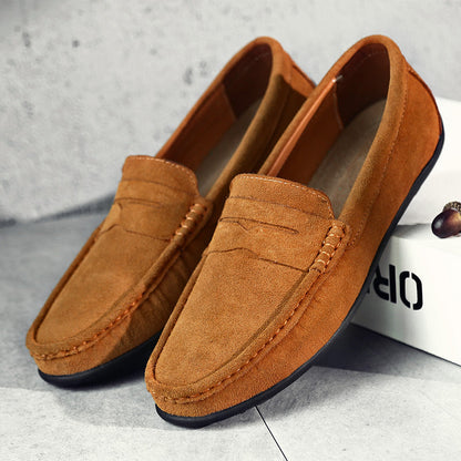 Loafers Clássicos em Camurça Retro Luxe