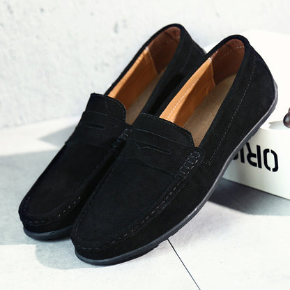Loafers Clássicos em Camurça Retro Luxe