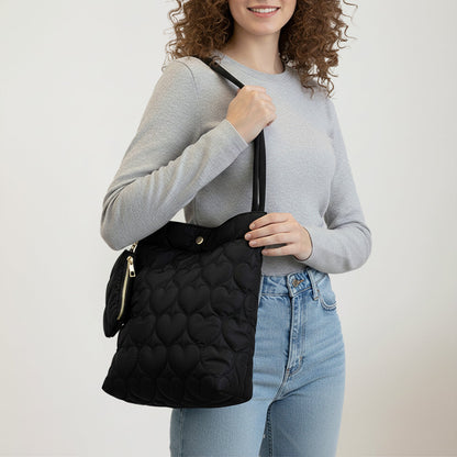 Bolsa Coração Almofadada