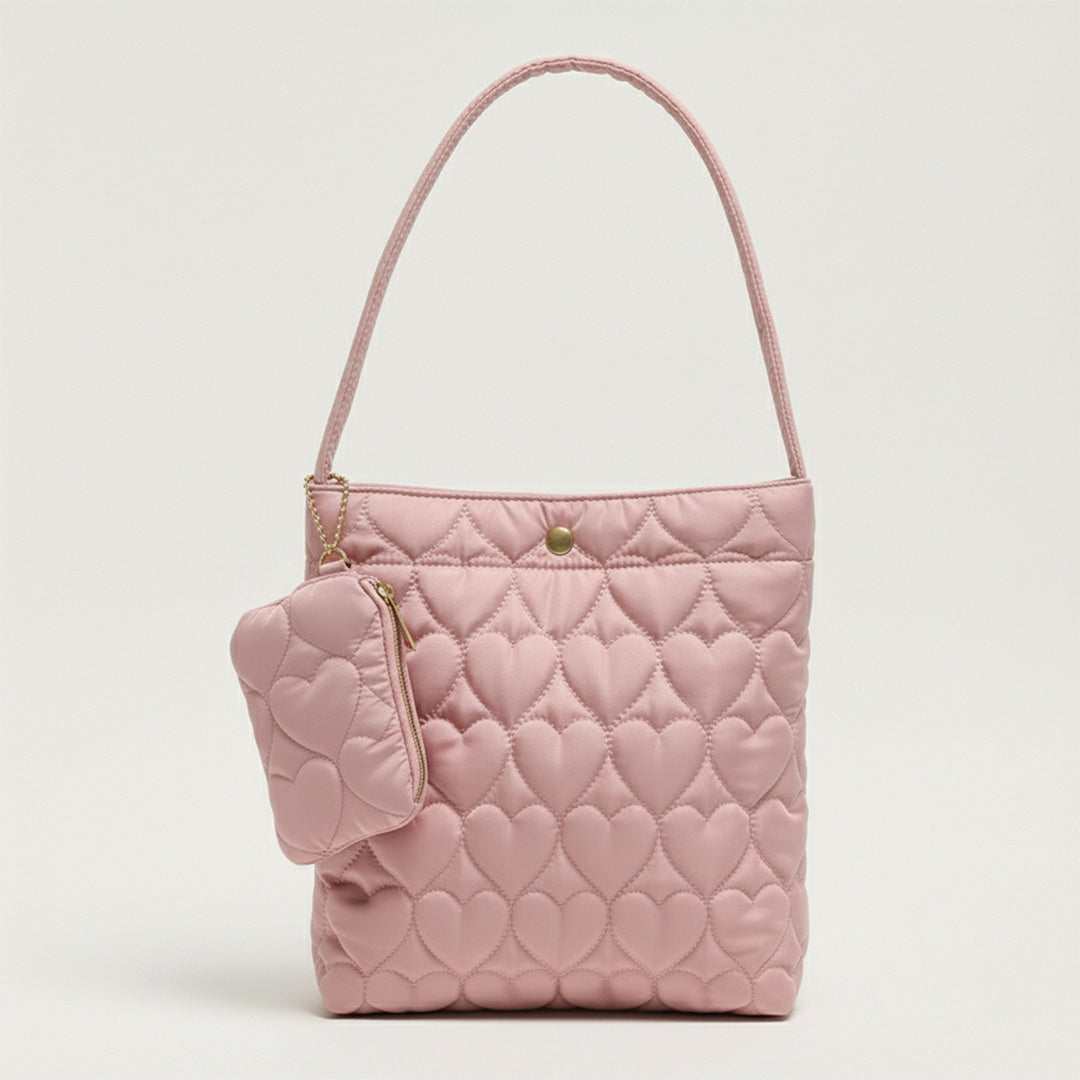 Bolsa Coração Almofadada