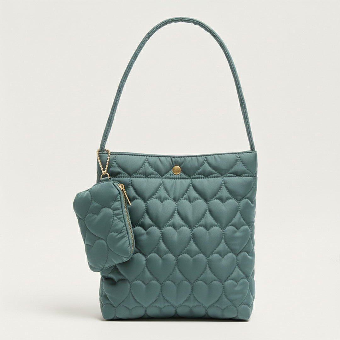 Bolsa Coração Almofadada