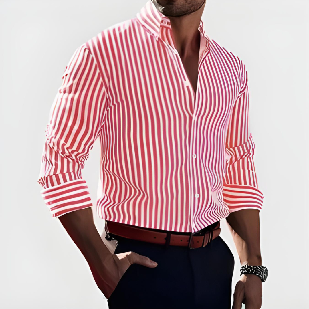 Camisa Prestige Listrada Elegante