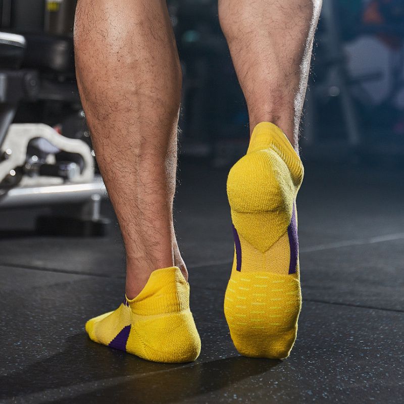 Meias de Ankle Atletas com Almofada Espessa para Homens