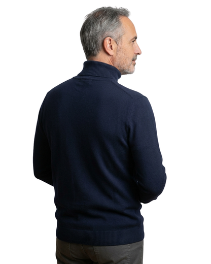 Camisola de Gola Alta em Caxemira Monte Carlo Prestige