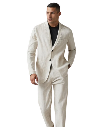 Conjunto Elegante de Linho Premium