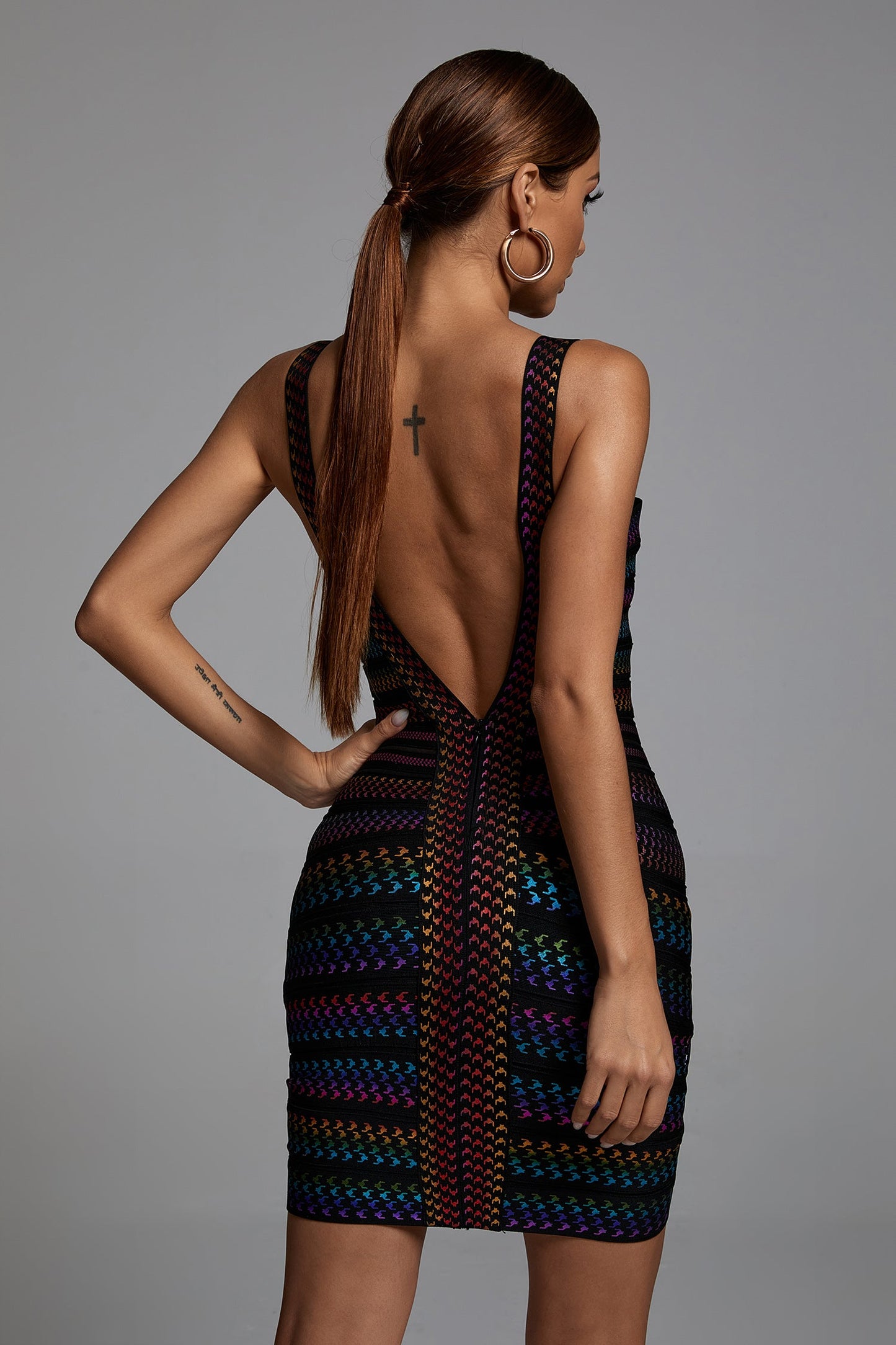 Vestido Mini Bandage Victoria Rainbow