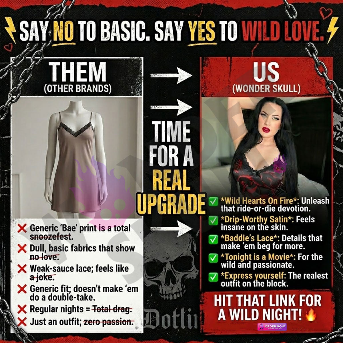 Camisa de Noite Babydoll em Renda Vermelha Elegance