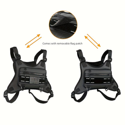 Mochila Peitoral Desportiva Velocity Pro Luxe Multifuncional