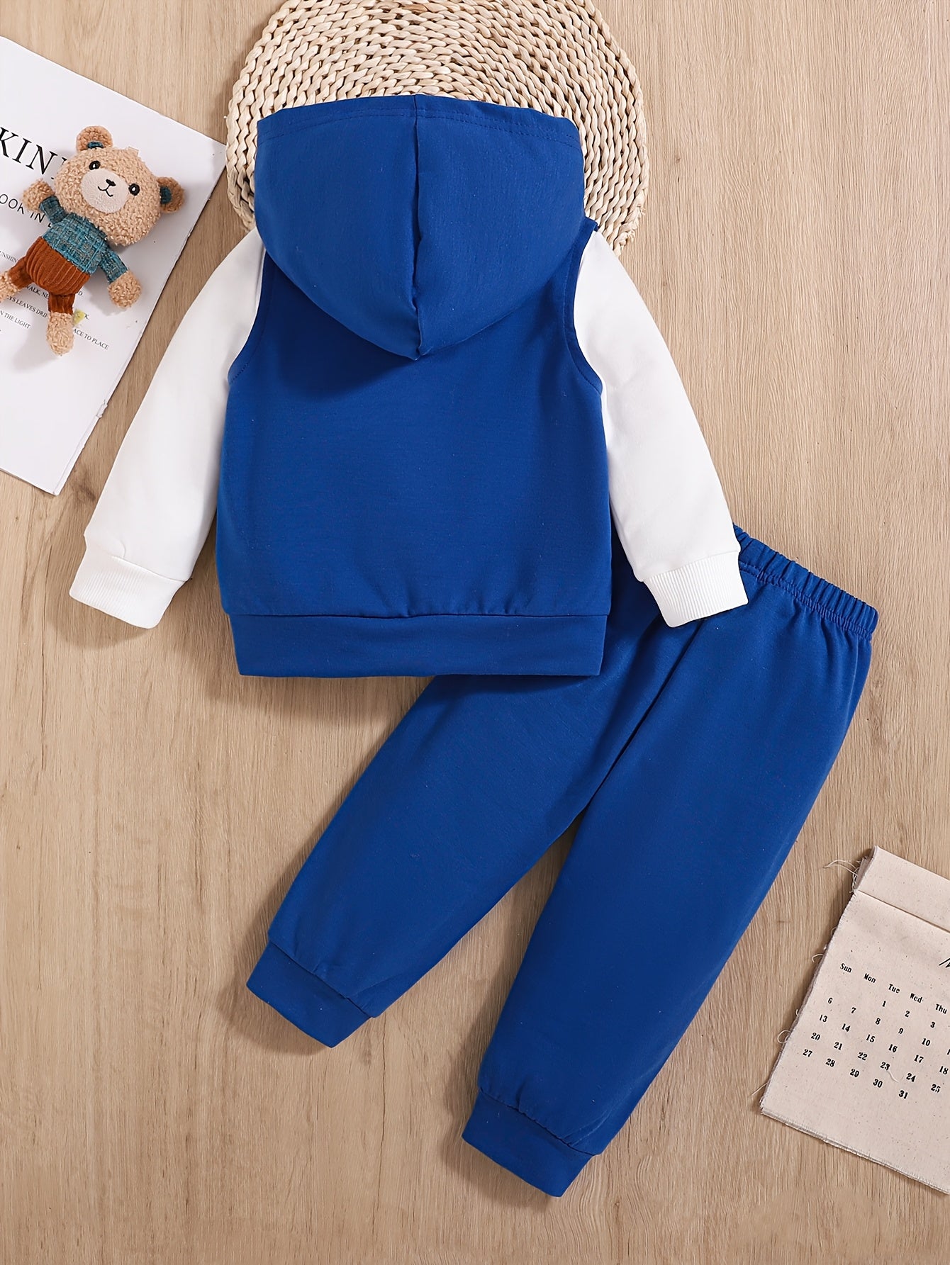 Conjunto Luxe Little Explorer de 3 Peças com Ursinho