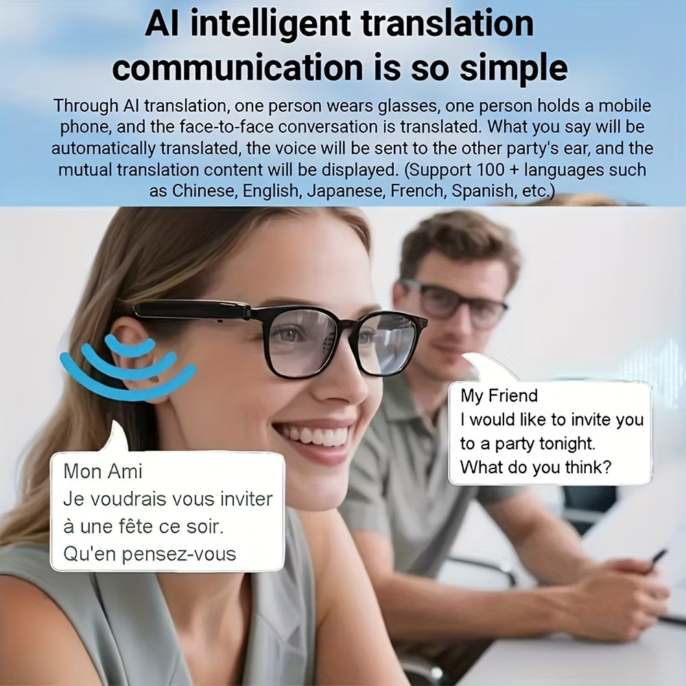 Óculos Inteligentes de Tradução AI SENBONO Aura
