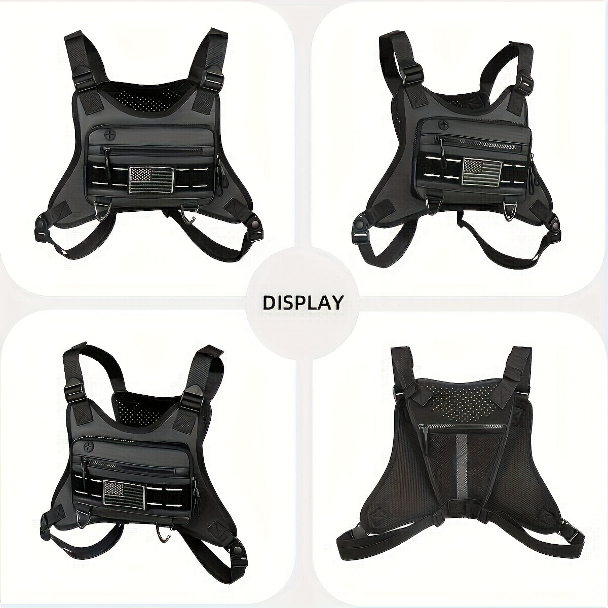 Mochila Peitoral Desportiva Velocity Pro Luxe Multifuncional