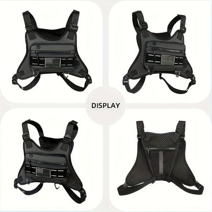 Mochila Peitoral Desportiva Velocity Pro Luxe Multifuncional