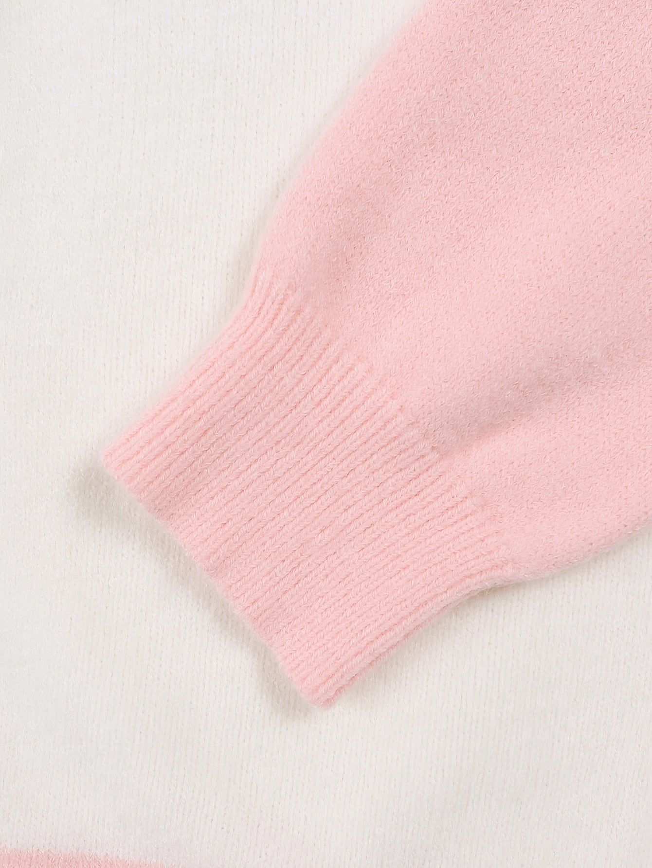 Cardigan Blush Harmony Luxe com Capuz e Bloco de Cor
