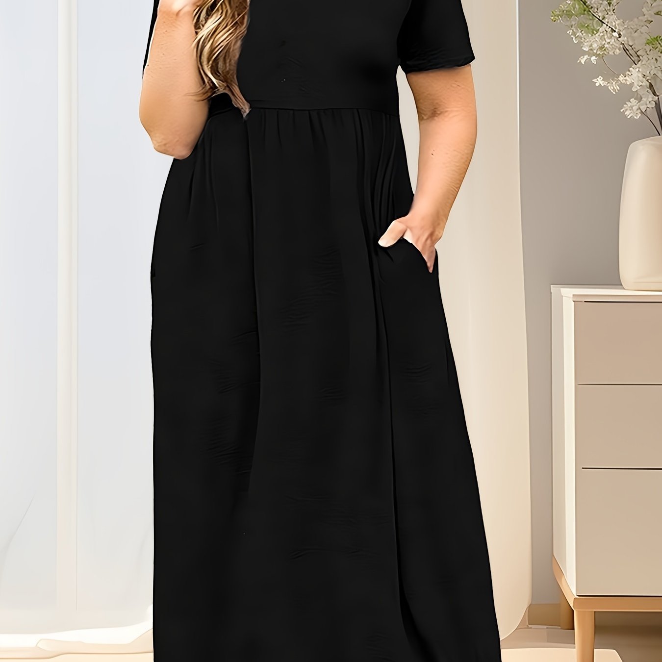 Vestido Noor Essence Luxe Plus Size Maxi