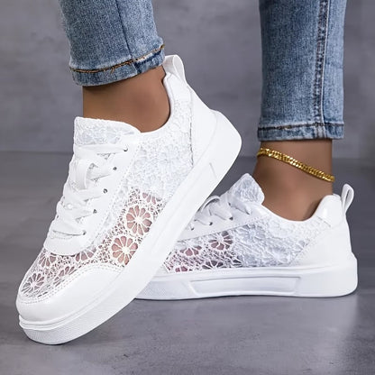 Dentelle | Sapatilhas em Renda Floral