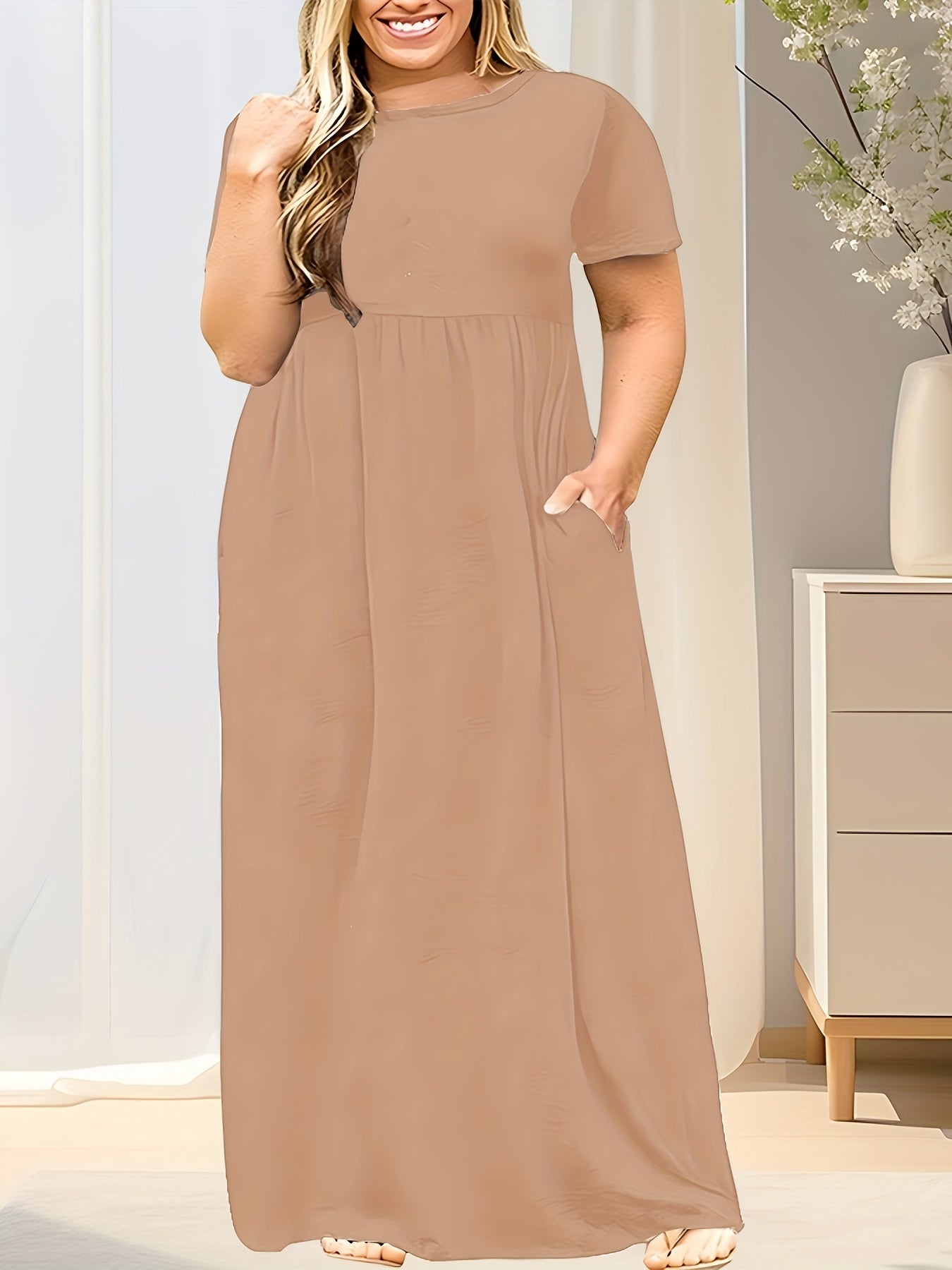 Vestido Noor Essence Luxe Plus Size Maxi