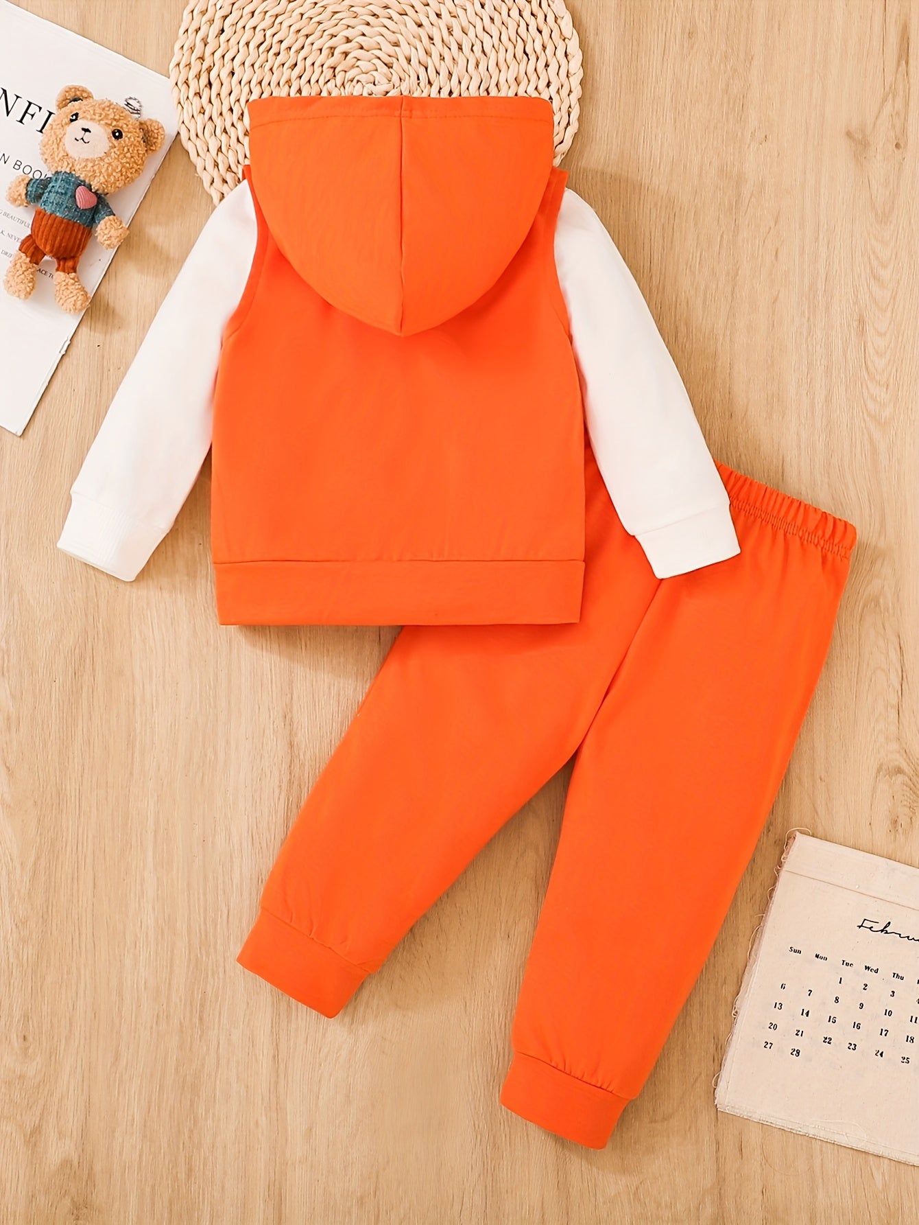 Conjunto Luxe Little Explorer de 3 Peças com Ursinho