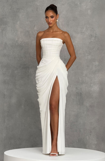 Vestido Maxi Cyra - Marfim