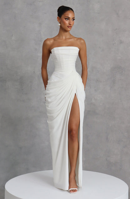 Vestido Maxi Cyra - Marfim
