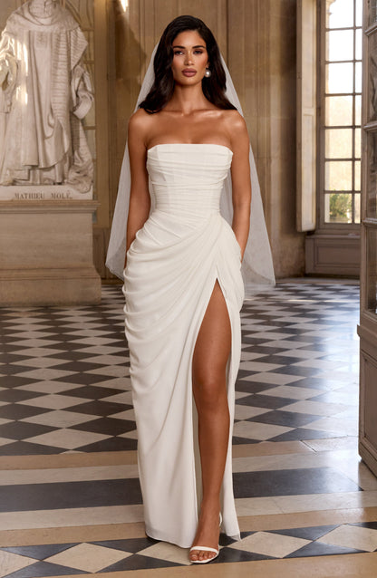 Vestido Maxi Cyra - Marfim