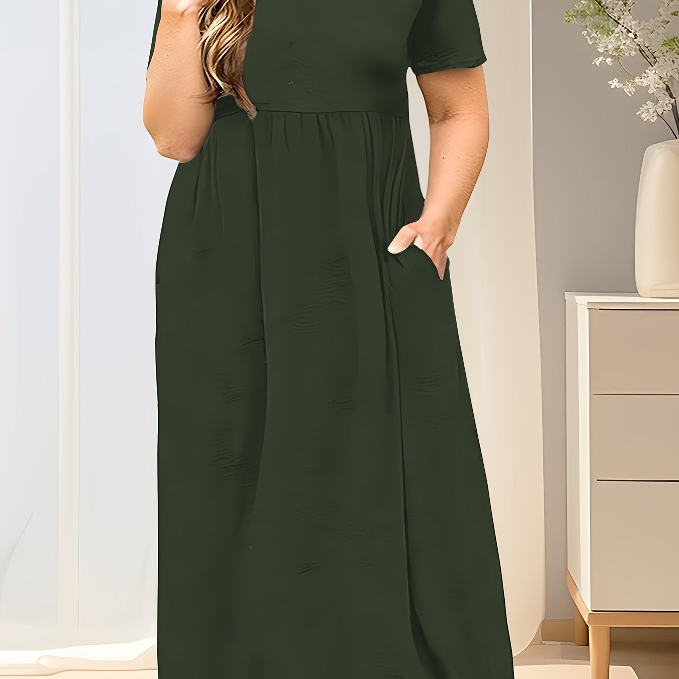 Vestido Noor Essence Luxe Plus Size Maxi