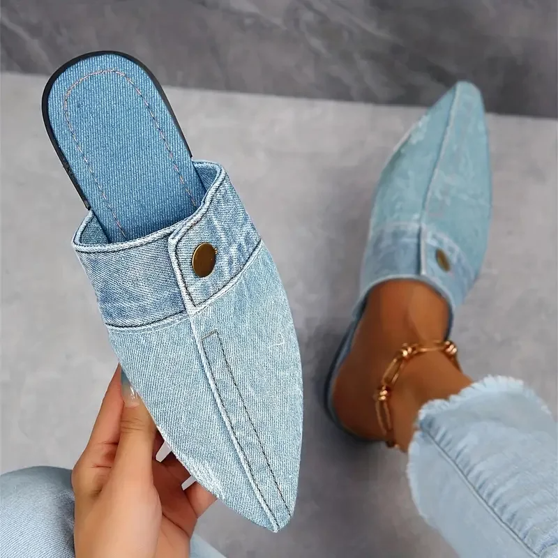 Mule Slide de Denim