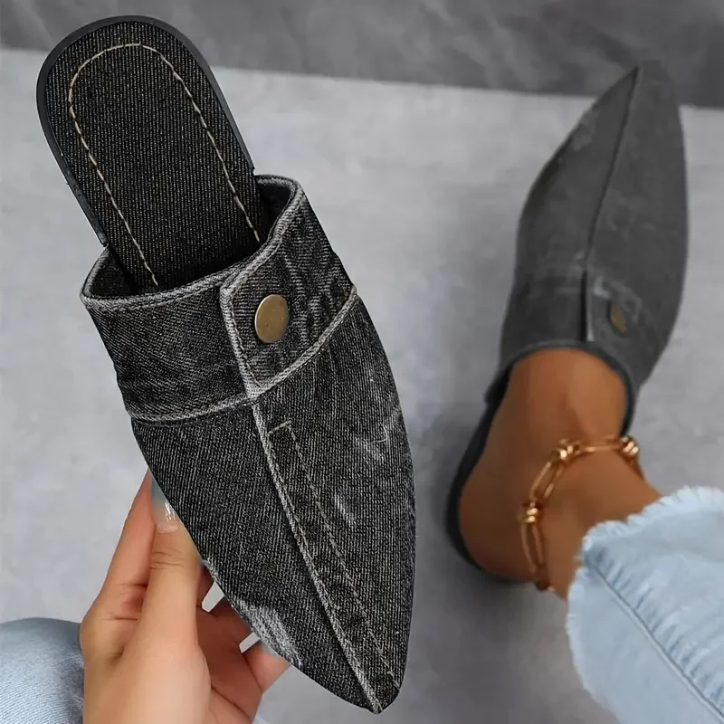 Mule Slide de Denim