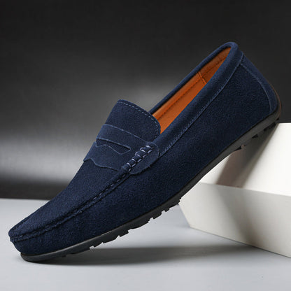 Loafers Clássicos em Camurça Retro Luxe