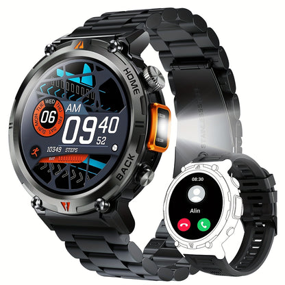 Relógio Inteligente Outdoor Premium com Lanterna e Chamadas