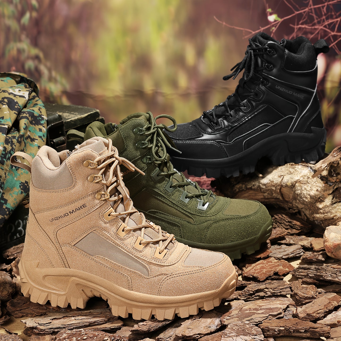 Botas TrailForge Apex de Caminhada Cano Alto