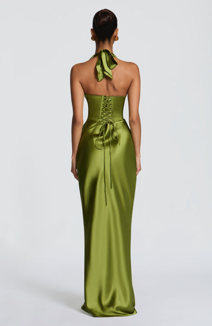 Vestido Maxi Elowen - Oliva