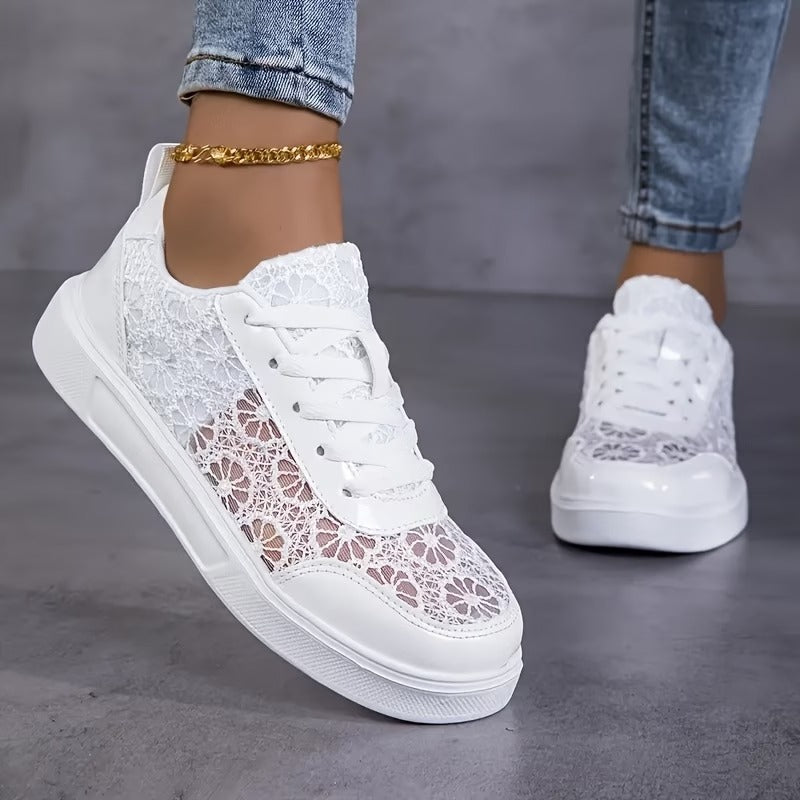 Dentelle | Sapatilhas em Renda Floral