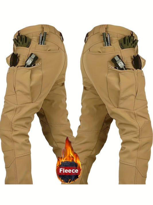 Calças Táticas FrostShield com Forro Polar para Exterior
