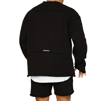 Conjunto de Calções de Sweatshirt para Homem em Cor Sólida 47733694Z