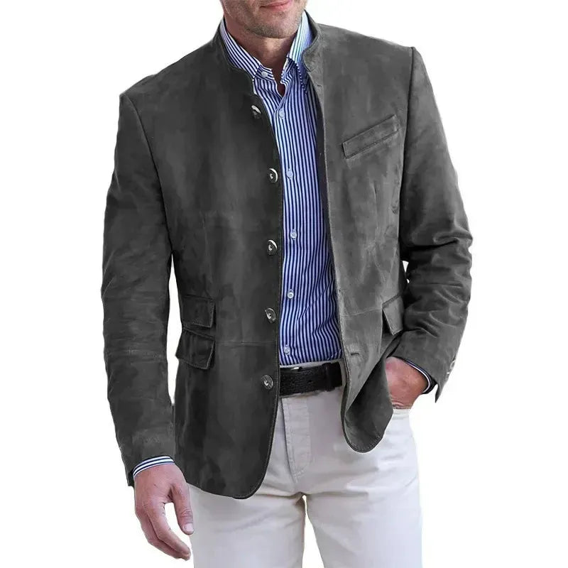 Blazer Prestige Alvaro com Acabamento Suede