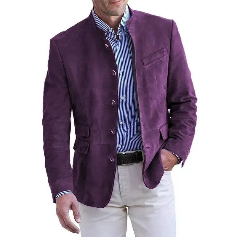 Blazer Prestige Alvaro com Acabamento Suede